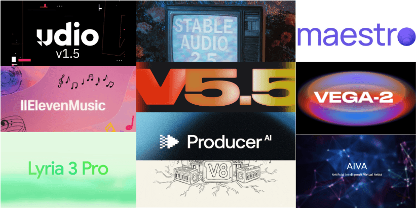 Best AI music generation models in 2026