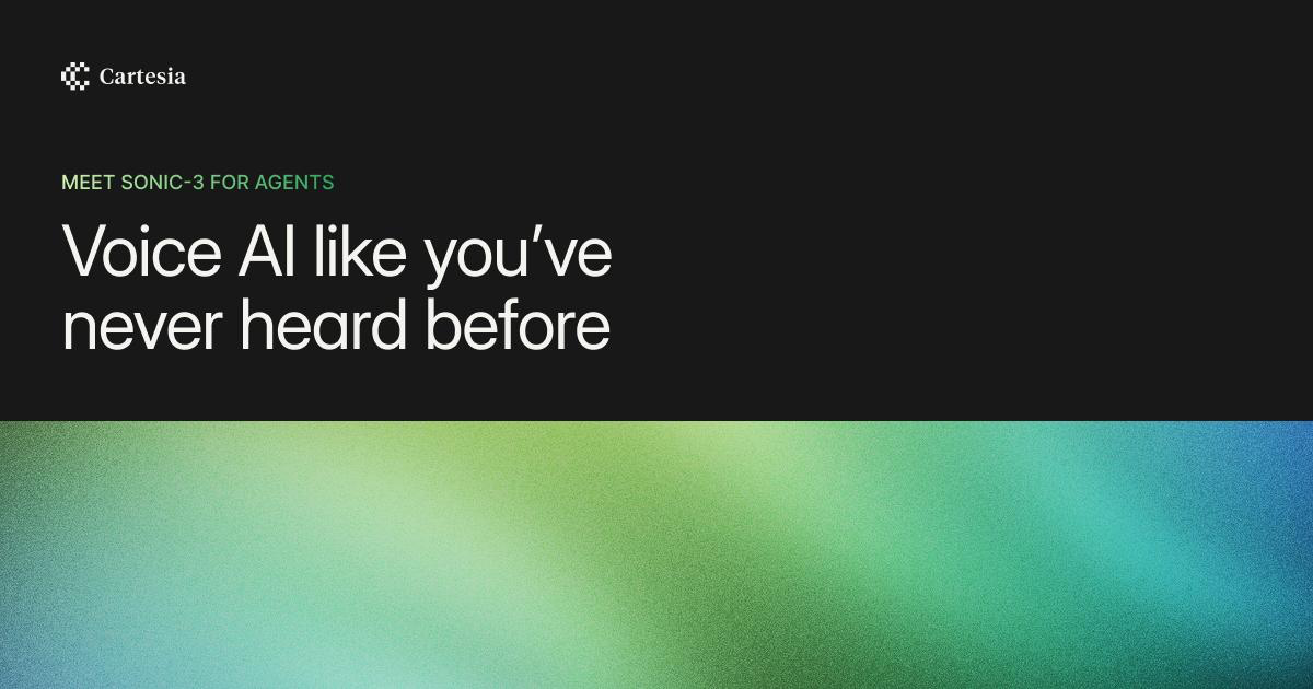 Cartesia Sonic-3
